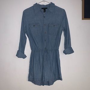 Forever21 Denim Romper